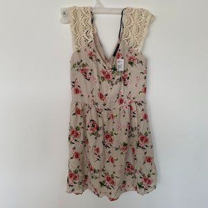 New With Tags: Taupe/Pink Dress | Size: Medium